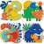 Drewniane puzzle dotykowe - Dinozaury 126685134