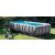 Intex rectangular frame pool with solar cover and roller