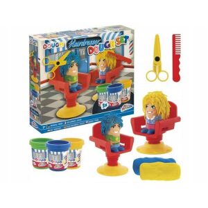Farbiges Plastilin-Set - Friseur