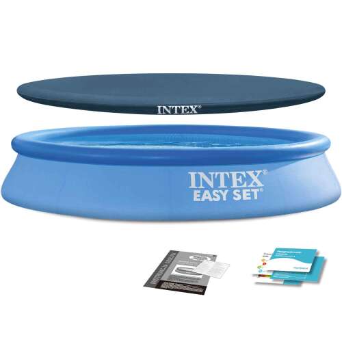 Intex Easy Set Inflatable Pool 305 x 61 cm with Cover and Accessories