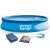 Intex Easy Set 305 x 76 cm Aufblasbarer Pool mit Abdeckung und Zubehör
