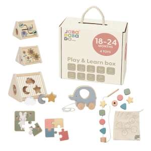 Montessori fejlesztő játékcsomag 18-24 hónapos babáknak Jabadabado 95328215 
