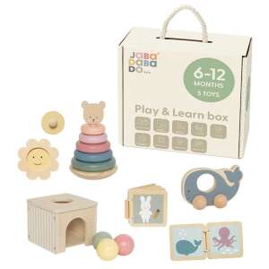 Montessori fejlesztő játékcsomag 6-12 hónapos babáknak Jabadabado 95325989 