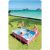 Intex 28266 pink rectangular frame pool at the beach