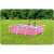 Intex 220 x 150 x 60 cm metal frame pool, pink, in use