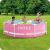 Intex Pink Metal Frame Pool with Family Having Fun