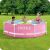 Intex Pink Metal Frame Pool with Family Having Fun
