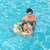 Child using Bestway Cactus Swim Ring, 61 cm, inflatable pool float with cactus and flamingo design