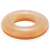 Bestway 76cm orange and clear inflatable swim ring for kids