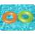 Bestway 76cm inflatable ring for kids, green and orange