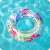 Bestway 36084 inflatable ring, 91 cm diameter, colorful design, floating in a swimming pool