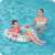 Child using Bestway 36084 inflatable ring in a swimming pool
