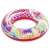 Bestway 91cm inflatable swim ring with colorful mandala design, two handles