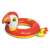 Bestway inflatable parrot swim ring for kids, red with yellow and green details, front view