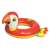 Bestway inflatable parrot swim ring for kids, red with yellow and green details, front view