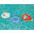 Bestway inflatable swim rings for kids, set of 3: unicorn, whale, and parrot, in pool