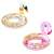 Bestway swan and flamingo glitter pool floats
