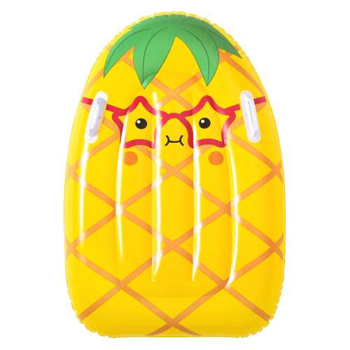 Bestway inflatable pineapple pool float with cute face and sunglasses