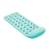 Bestway Comfort Plush inflatable pool float with built-in pillow, turquoise