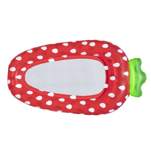 Top view of Bestway Strawberry Inflatable Pool Lounger