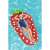 Bestway 43644 Strawberry Inflatable Pool Float, kids enjoying the pool