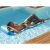 Man relaxing on Bestway Bissful Drifter inflatable pool float in the pool