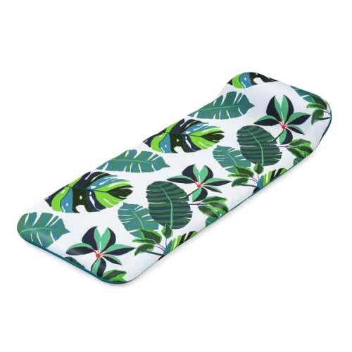 Bestway Bissfull Drifter inflatable pool float with tropical leaf print