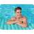 Man relaxing on Bestway 44020 Float N Roll Air Mattress in swimming pool
