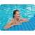 Woman relaxing on Bestway 44020 Float N Roll Air Mattress in swimming pool