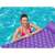Woman relaxing on Bestway 44020 Float N Roll Air Mattress in swimming pool