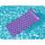 Bestway 44020 Float N Roll Luftmatratze, Farbe Lila, im Schwimmbad