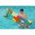 Man holding Bestway 44033 inflatable pool float with tropical leaf print