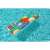 Bestway 44033 inflatable pool float with tropical leaf print floating in pool