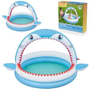 Bestway Sharktastic Pool Collage - Bestway Kiddie Pool & Splash Pad