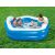 Family enjoying Bestway Inflatable Pentagon Pool in garden
