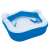 Bestway inflatable pentagon pool with built-in seats and headrests