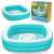 Bestway Sippin' Summer inflatable family pool with built-in table, turquoise and white, packaging