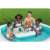 Family enjoying the Bestway Sippin' Summer inflatable pool table