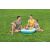 Family enjoying Bestway Sippin' Summer inflatable pool with snack console