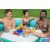 Adults enjoying Bestway Sippin' Summer inflatable pool with drink console