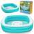 Bestway Sippin' Summer inflatable family pool with built-in table, turquoise and white, packaging