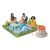 Intex Jurassic Park Inflatable Play Center with Dinosaurs and Volcano, kids playing