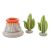 Intex Inflatable Volcano Ring Toss and Cactus Decorations, close up