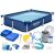 Bestway 221x150x43cm Piscina Cadru Rectangular cu Accesorii