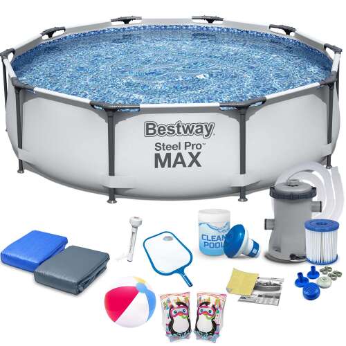 Bestway Steel Pro MAX 305 x 76 cm above ground pool with filter pump and accessories