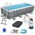Bestway Power Steel Fémvázas medence, kiegészítőkkel 488x244x122cm (56671n) 95090125