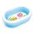 Intex 57482 aufblasbarer Pool, oval, 163 x 107 x 46 cm, blau und weiß, mit Fischdesign