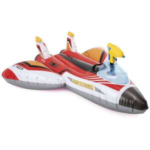 Intex Air Strike F-107 jet ski gonflabil cu pistol cu apă, roșu și alb - Saltele pentru plaja
