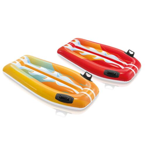 Felfújható úszódeszka 112 x 62 cm intex 58165 narancssárga 131041949 - Vízitorna és oktatás