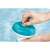 Hand adjusting the chlorine release rate on Bestway Flowclear floating chemical dispenser for pool